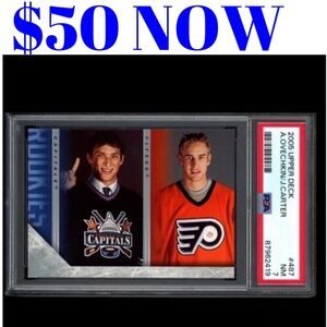 Alex Ovechkin 2005/06 Upperdeck Young Guns Rookie RC Hockey Card PSA Graded